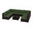 9-piece wicker patio conversation sets with cushions-1150317695