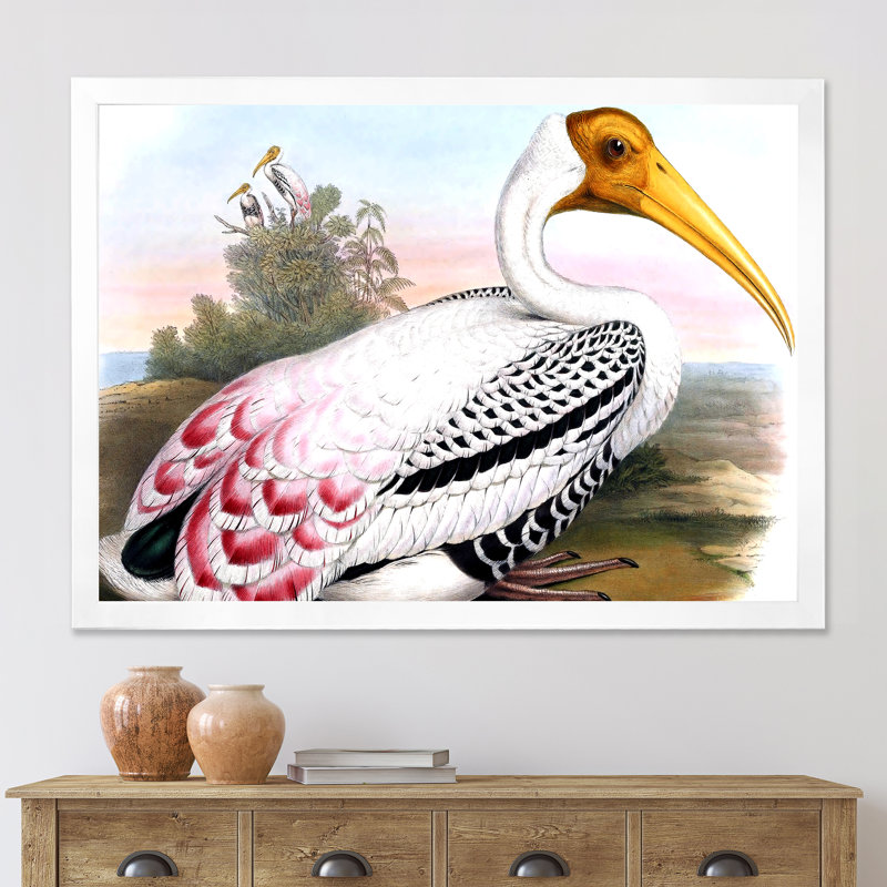 Vinage, animaux de campagne I - cadre photo, impression sur toile, H 24 po x l 32 po x P 1 po, Cadre blanc