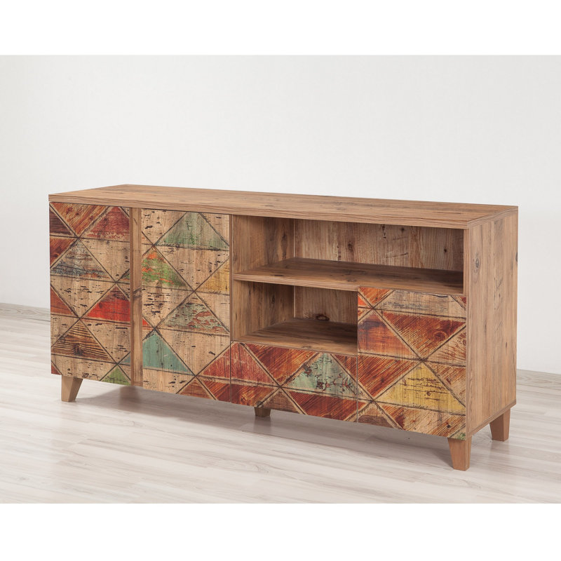 Noille Unfinished TV Stand for TVs up to 55"