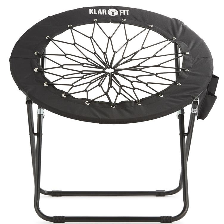 45cm H Folding Side Chair, Black