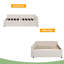 Lit plateforme en tissu d'ameublement-111461394