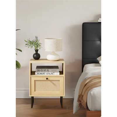 Table de chevet Bohemian Farmhouse Rattan