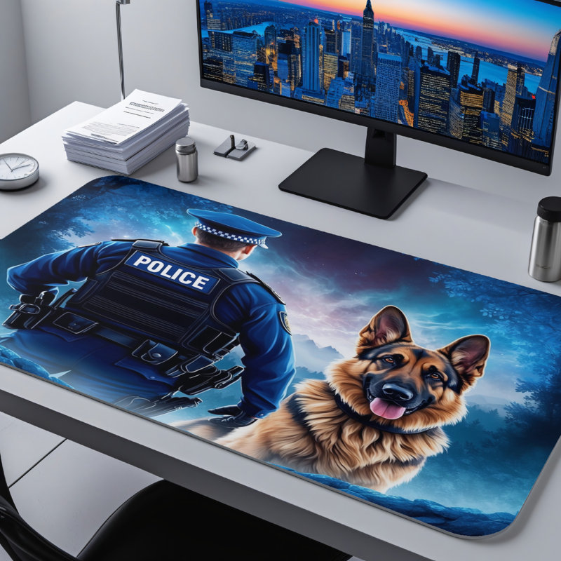 Polyester Desk Pad, 31.5x15.5