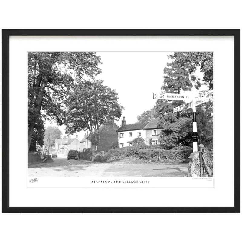 Starston, The Village C1955 by Francis Frith - Single Picture Frame Print, 40cm H x 50cm W x 2.3cm D
