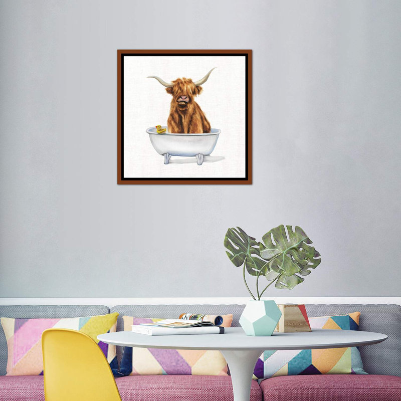 «Bathing Beauty IV» - impression, H 26 po x l 26 po x P 1,5 po, Cadre bois classique