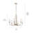 Kimrose 6 - Light Wagon Wheel Chandelier-182293736