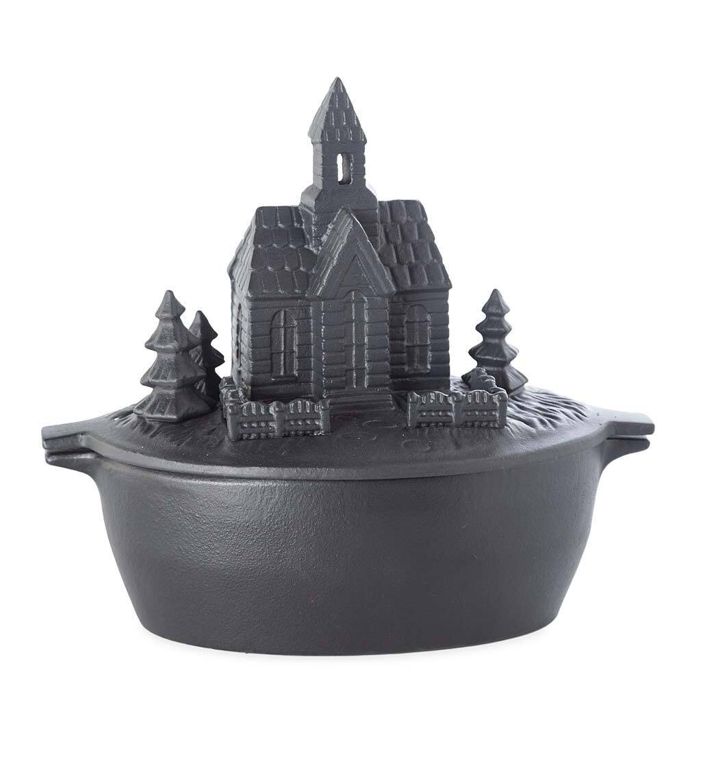 Fireplace & Hearth Cast Iron Dog Wood Stove Steamer - Black