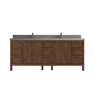 Ensemble de meuble-lavabo double 84 po Elizabeth