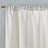 Linen Blend Light Filtering Curtain Panel Pair(2 Pcs Window Panels)