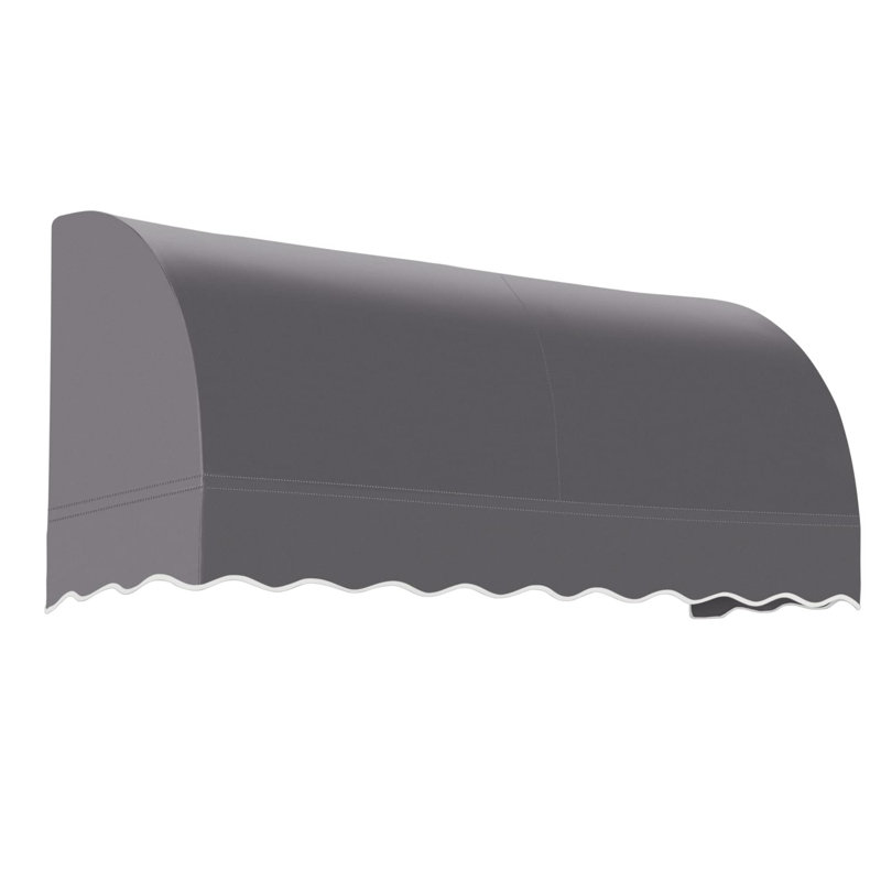 Awntech Savannah Acrylic Fabric Fixed Awning, 44" H x 124.5" W x 36" D, Terracotta