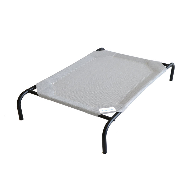 Daisha Nylon Pet Bed, Gray, Large (51" W x 32" D x 8" H)