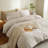 LIFETOWN Striped Duvet Cover Set,3 Pcs Breathable Durable 100% Washed Cotton Comforter Cover for All Seasons, Chic Linen Like Textured Bedding Set.-121605910-114652715