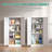 71"H Metal Garage Storage Cabinet Tool Steel Locking Cabinet With Doors And 3 Adjustable Shelves, Tall Cabinets For Garage Storage Systems Lockable File Cabinet For Home Office,Classroom,Pantry-1307021907