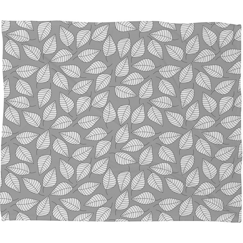 Bianca Green Throw Blanket, Large