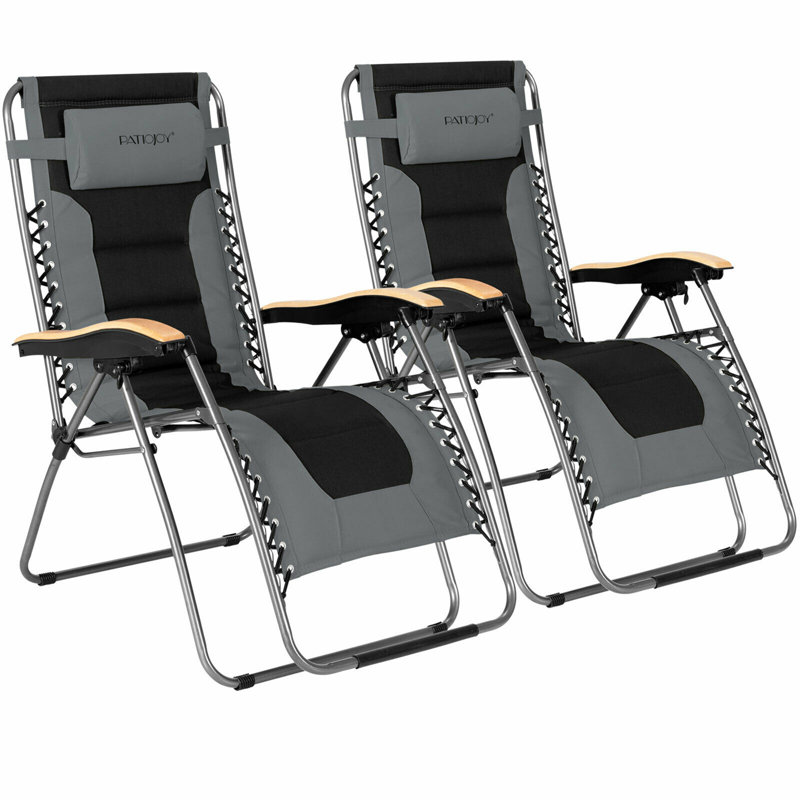 Folding Zero Gravity Chair, Gray