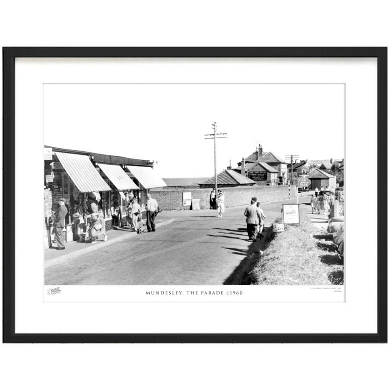 Mundesley, The Parade C1960 by Francis Frith - Single Picture Frame Print, 45cm H x 60cm W x 2.3cm D
