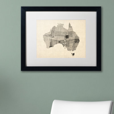 " Australia Postcard Map " by Michael Tompsett