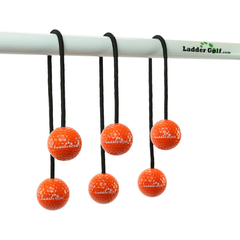 Ladder Golf Hard Bolas - Noir, Orange