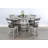 Isabel Mahogany Round Solid Wood Top Dining Table-88685806