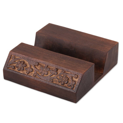 Support de bloc-notes mobile Garden Wood