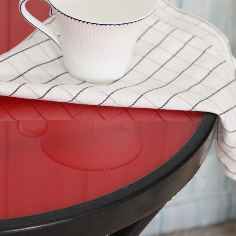 Table d’appoint pliante Rondo, Rouge