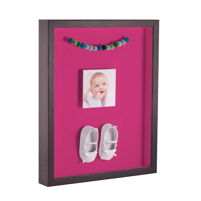Wood Matte Shadow Box Picture Frame, Tulip