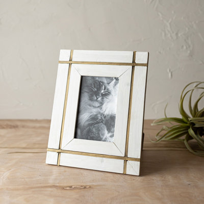 Viole White Wood Picture Frame