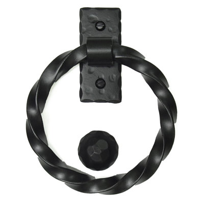 Heurtoir de porte à anneau torsadé