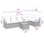 Ensemble de canapé 7 pièces vidaXL-1751660099
