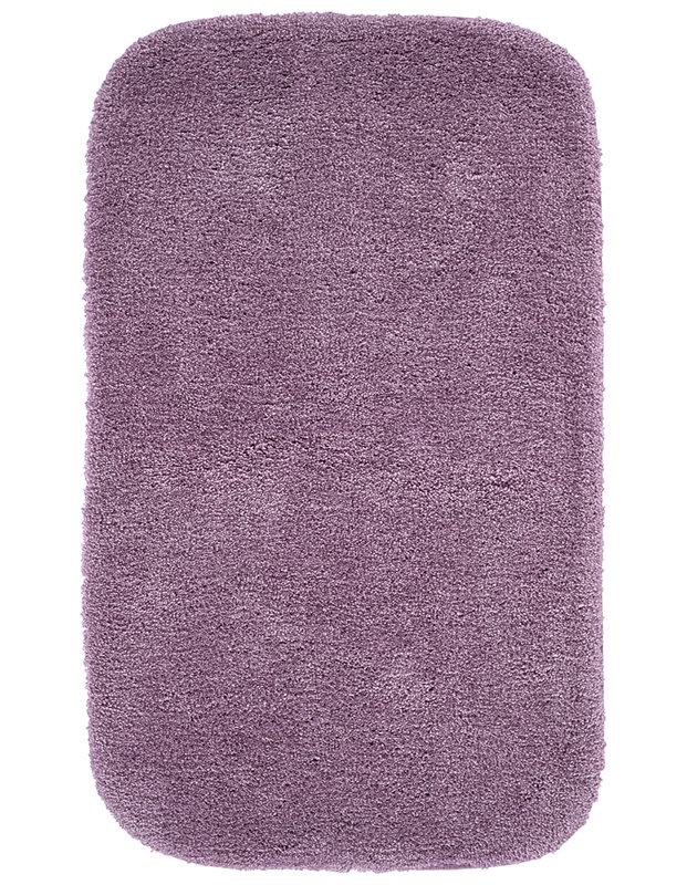 Billy-Dean Nylon 2 Piece Bath Rug Set with Non-Slip Backing, Purple