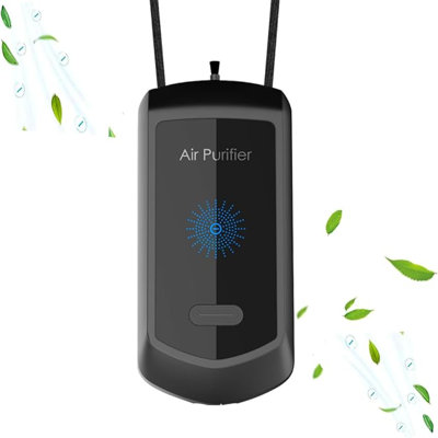 Wearable Negative Ion,Personal Air Purifier Necklace,Portable Mini Air Ionizer For Purifying Around The Body Smoke,Travel,Peculiar Smell, Sports,Outdoor,Home