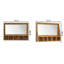 Sahara Flat Mirror with Shelves