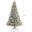  Vermont Flocked Mixed Pine Artificial Christmas Tree with Lights