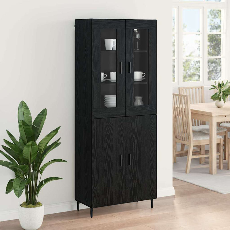69.5cm Sideboard, Black Oak