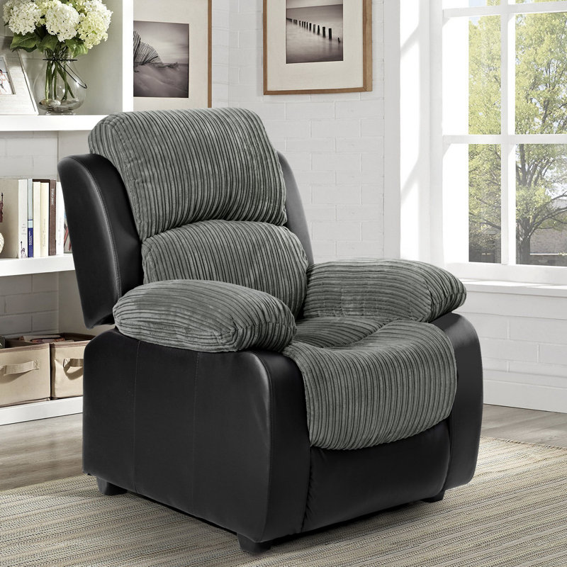 Heidine Faux Leather Club Chair