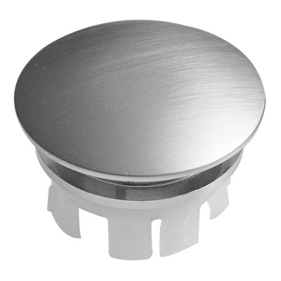 1.22 In. Sink Basin Vanity Trim Overflow Cover Brass Vessel Insert In Hole Round Caps (4-Pack)