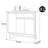 19 Pair Shoe Storage Cabinet