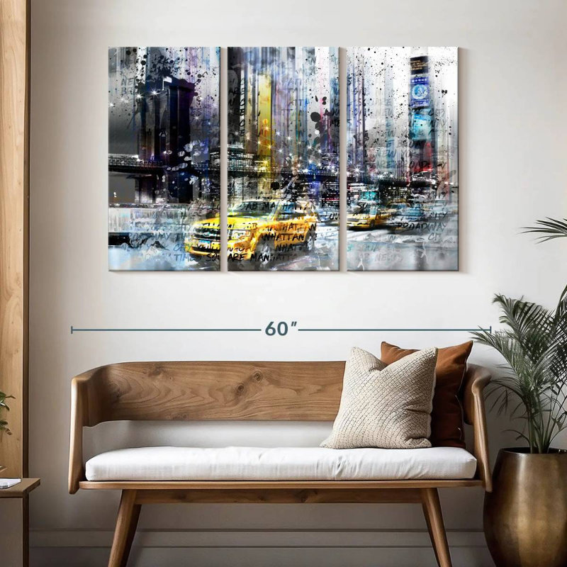 Sebbie NYC Collage, 32" H x 50" W