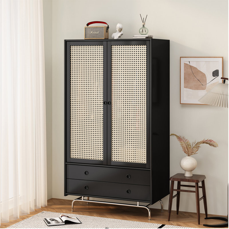 Armoire rétro Nordic, Noir