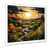 White Single Picture Framed