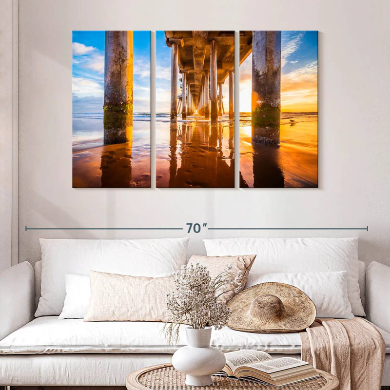 Aletra Under Huntington Dock, 32" H x 50" W