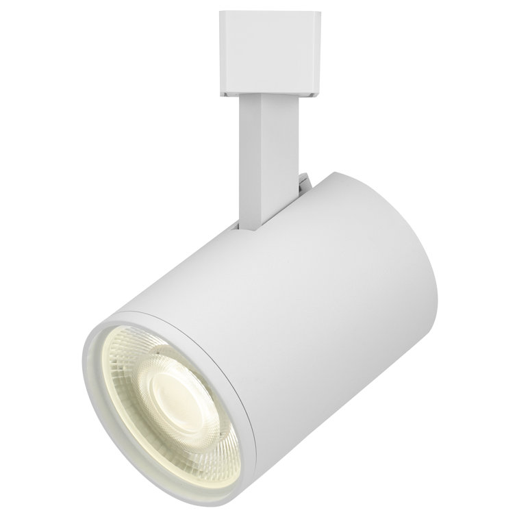 LED dimmable 3 wire track head. 3 wattage setting 10W, 15W, 20W. 5 kelvin colour temprature 27K,3K,3.5K,4K,5K. Also come with a 36 and 55 degree len for different beam spreads