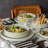 over&back Stackable 16-Piece Semi Hand-Finished Stoneware Dinnerware Set-99305497
