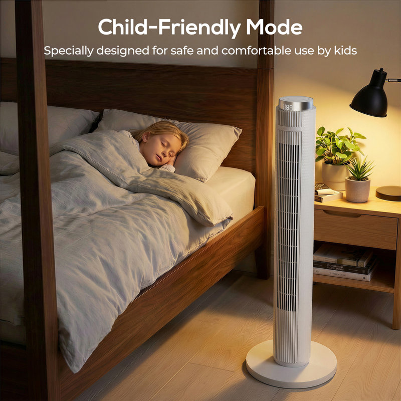 Tower Fan, White