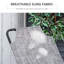 Chaise berçante de jardin, chaise berçante extérieure en tissu