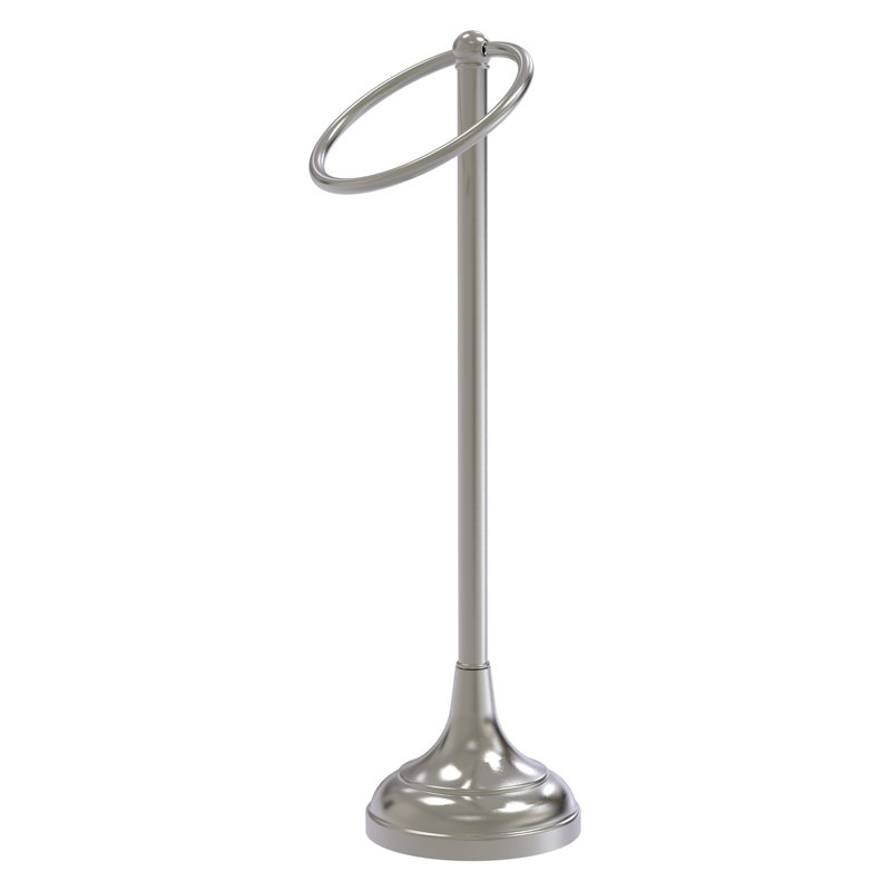 Anneau à serviettes sur pied Marnell, Nickel satiné
