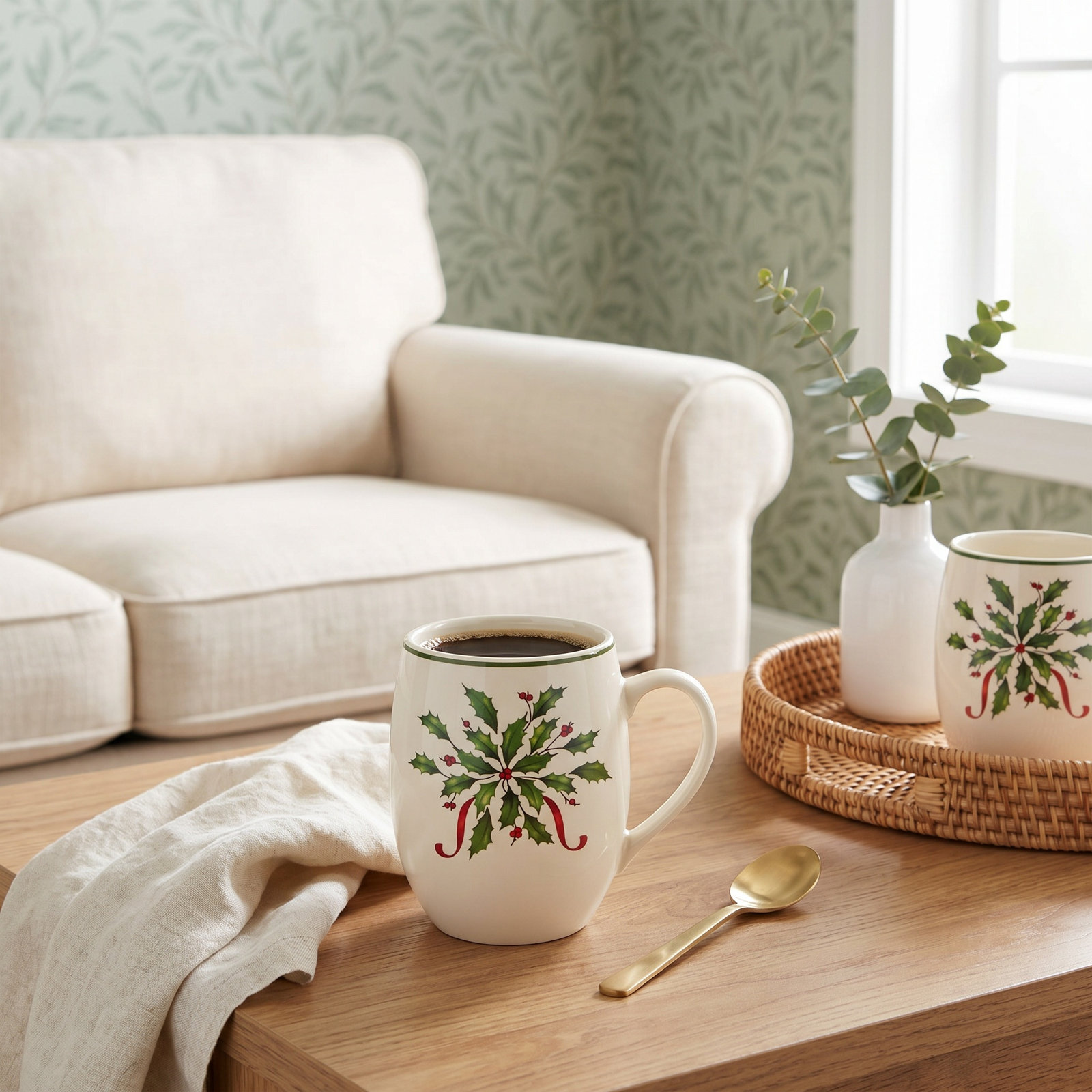 Holiday Porcelain Mug
