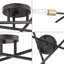 Plafonnier semi-encastré trois lumières 18 po-570167792-570167793