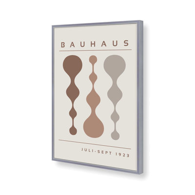 «Brown Retro Bauhaus», affiche I