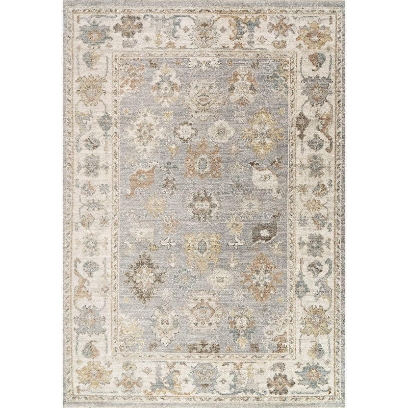 Hillenbrand 18869-919 Gris / crème, Rectangle 5 pi x 7 pi